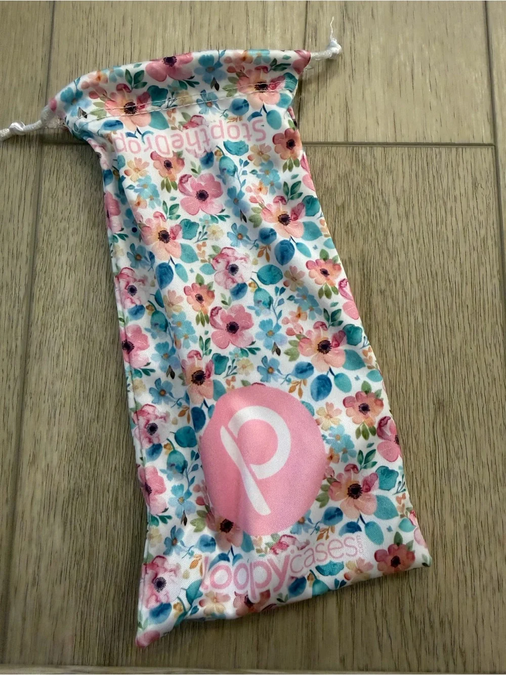 Loopy Cases Floral Phone Case with Matching Pouch - Pink & Teal iPhone 13 Pro
